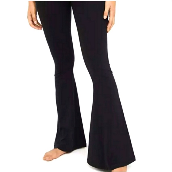 OFFLINE by Aerie REAL ME Smocked High Rise Waisted XS Super Flare Legging NWT - Picture 2 of 4